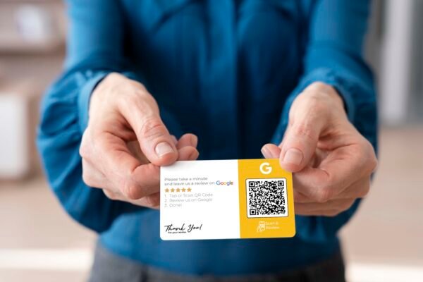 Google Review Business Card Icon "Refresh" with NFC and QR Code - Image 8