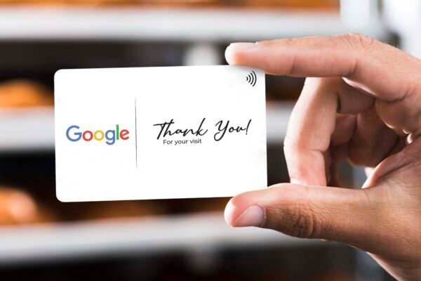 Google Review Business Card “clean” with NFC and QR Code - Image 5