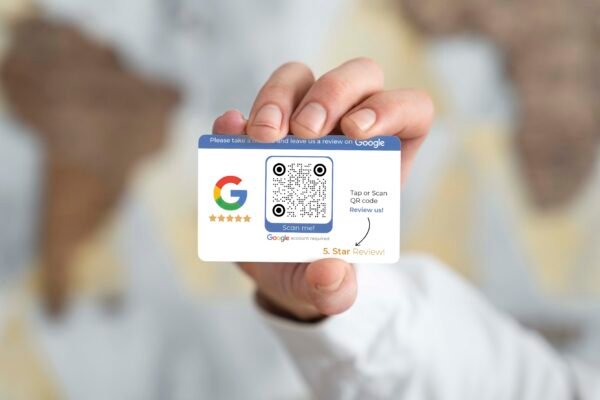 Google Review Business Card “clean” with NFC and QR Code - Image 6