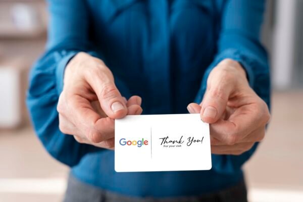 Google Review Business Card “clean” with NFC and QR Code - Image 7