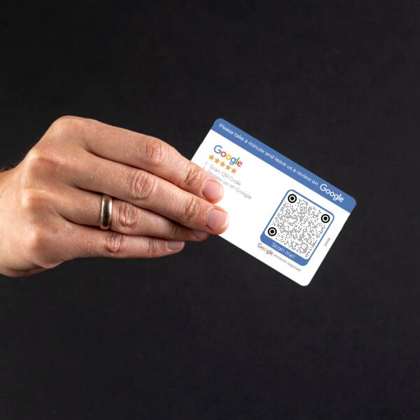 Google Review Business Card Iconic with NFC and QR Code - Image 3