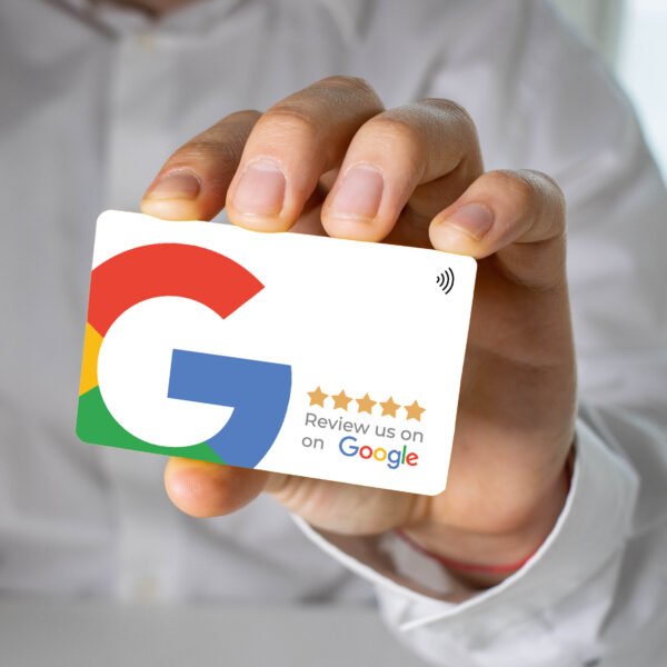 Google Review Business Card Iconic with NFC and QR Code - Image 2