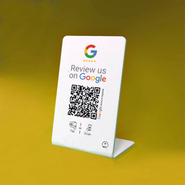 Review on Google NFC Stand / Display with QR code