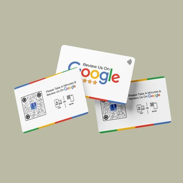Google Review Business Card NFC and QR Code - Image 2