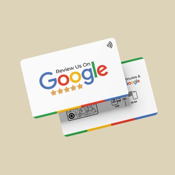 Google Review Business Card NFC and QR Code - Image 4