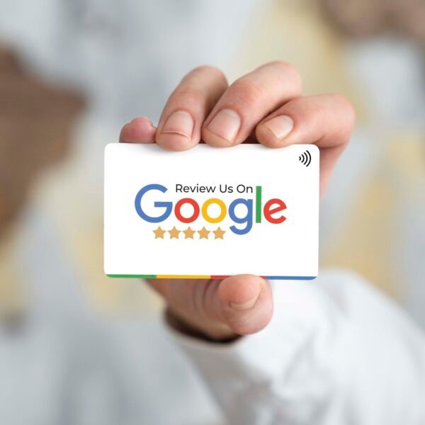Google Review Business Card NFC and QR Code