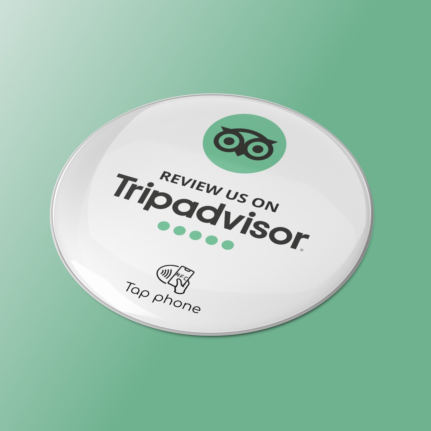 TripAdvisor Review NFC Tag Action Button